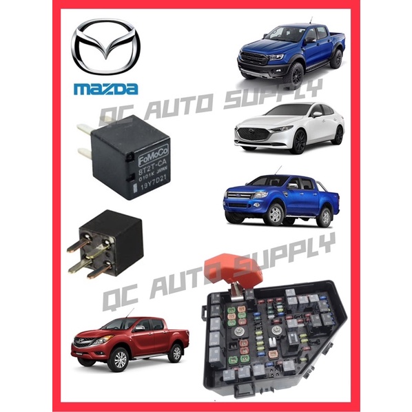 8T2T-CA FOMOCO JAPAN 4PIN RELAY สําหรับการใช้งานบน: FORD และ MAZDA