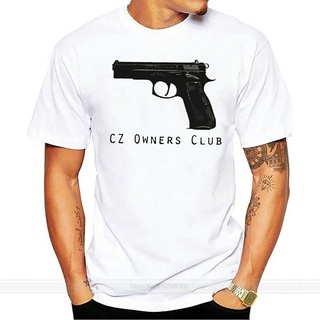 [S-5XL] เสื้อยืดผ้าฝ้าย พิมพ์ลาย CZ Owners Club CZ75 P10 P-07 P-10 CZ-75 P09 CZ-USA แฟชั่น สําหรับผู้ชาย