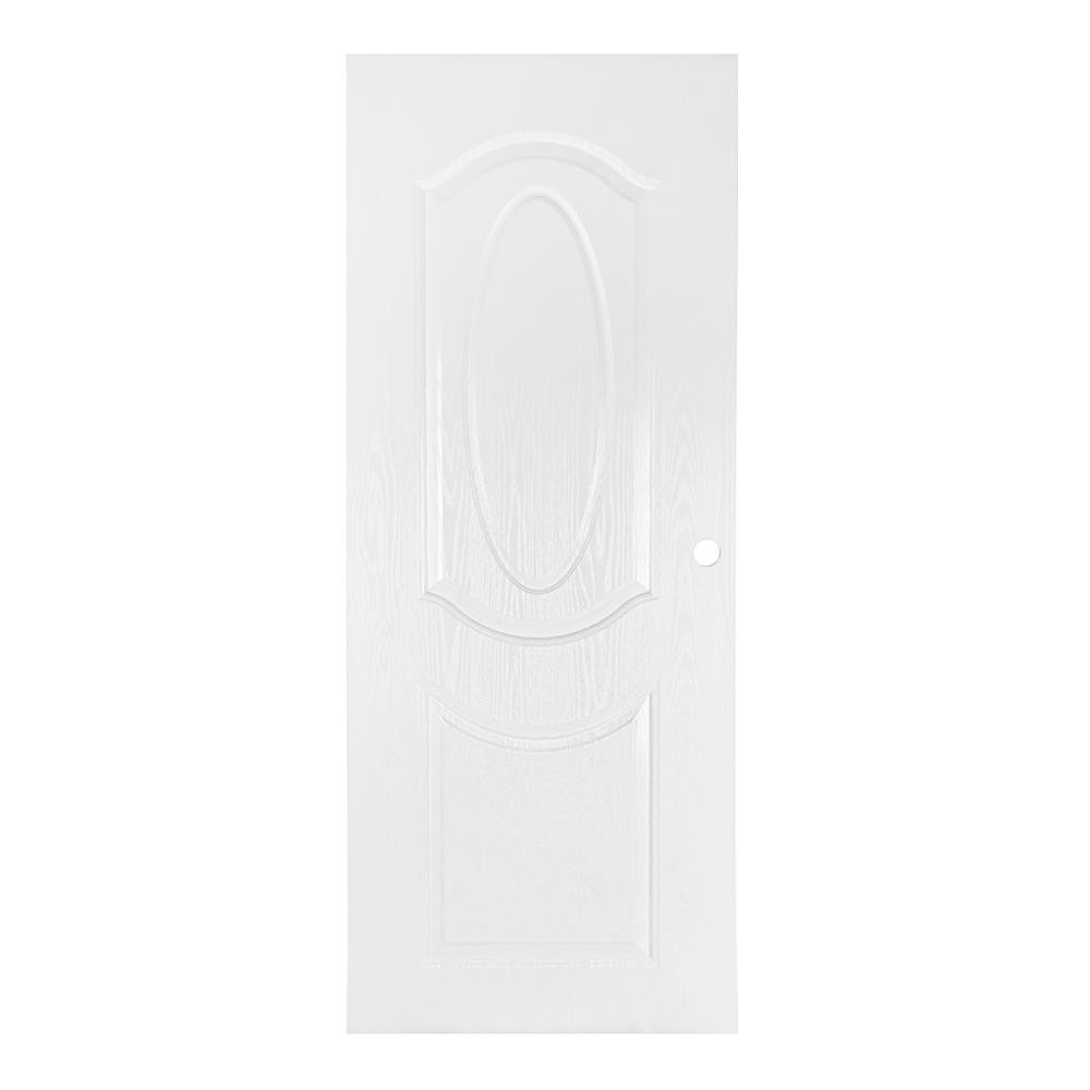 External door AZLE 80X200CM WHITE ET-02 DOOR Door frame Door window ประตูภายนอก ประตูภายนอก UPVC AZLE ET-02 80x200 ซม. ส