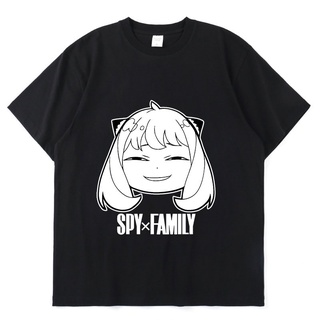 เสื้อยืดแขนสั้น พิมพ์ลายกราฟฟิค คอสเพลย์อนิเมะ Spy X Family Anya Forger แฟชั่นฤดูร้อน สําหรับผู้ชาย และผู้หญิง