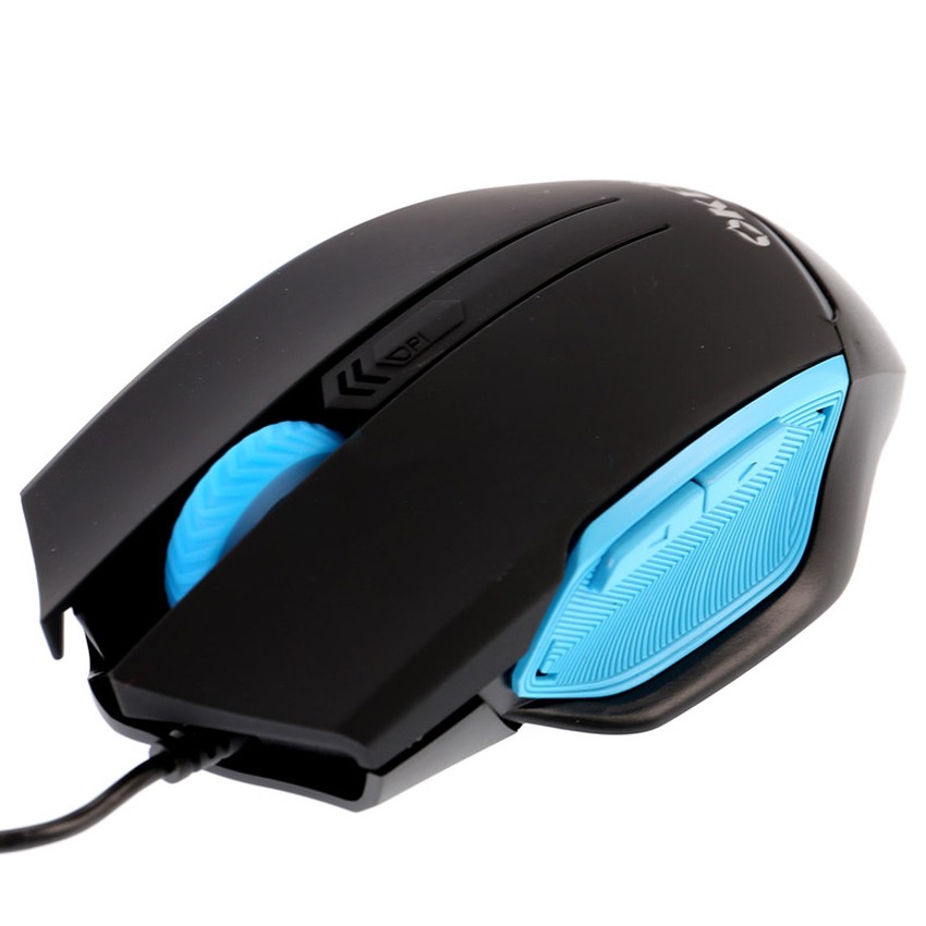 RAPOO USB Optical Mouse GM-767 Gaming (Black/Blue)