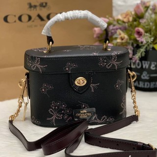 COACH KAY CROSSBODY WITH RIBBON BOUQUET PRINT