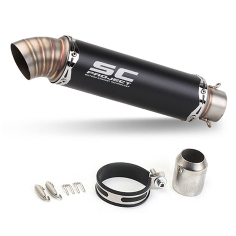 Universal 38-51mm Moto Silencer ท่อไอเสียรถจักรยานยนต์ ราคา ถูกที่สุด ดีลบีเคเค แกลเลอรีภาพที่ 4