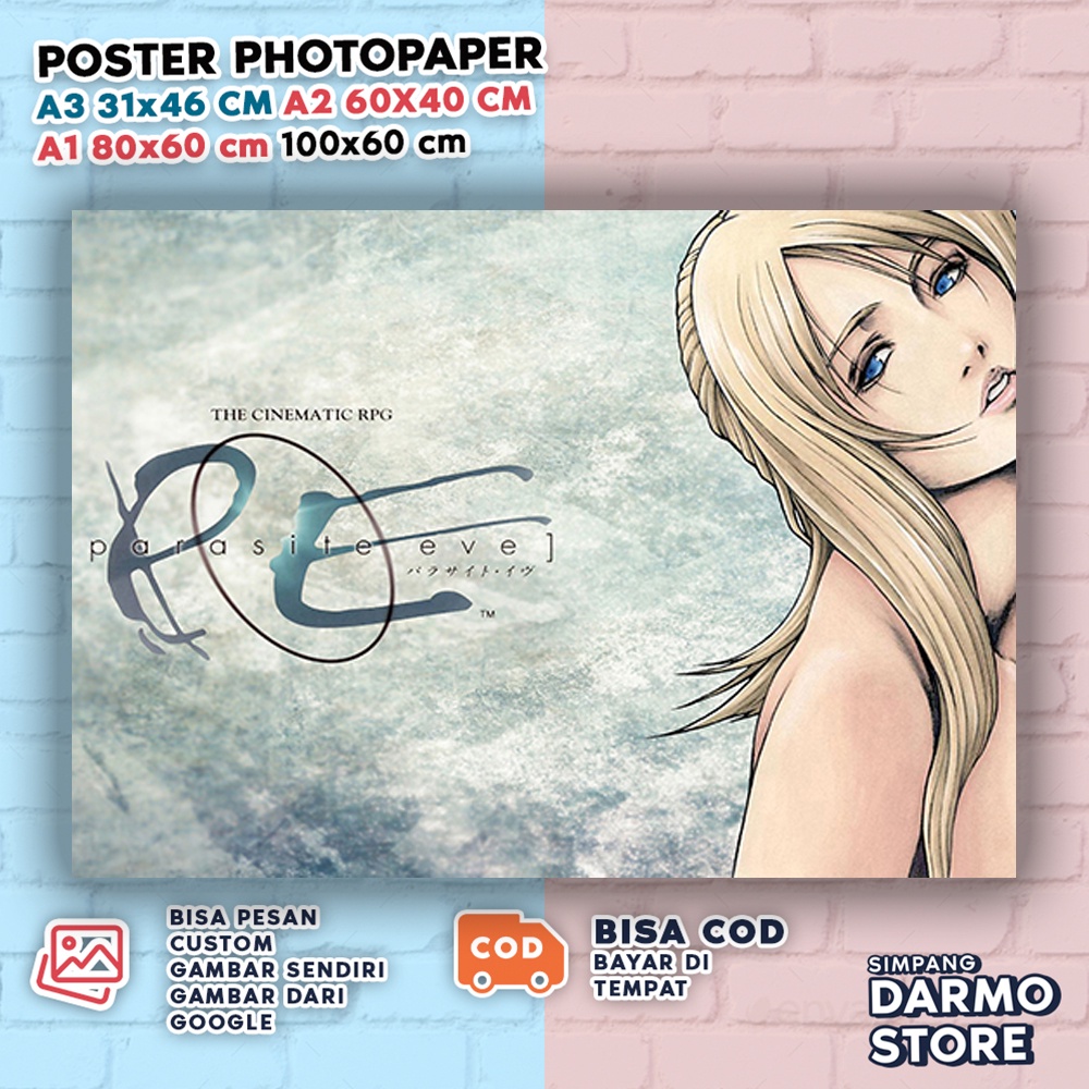 โปสเตอร์ Parasite Eve PE PEE-20 สําหรับแขวนตกแต่งผนัง