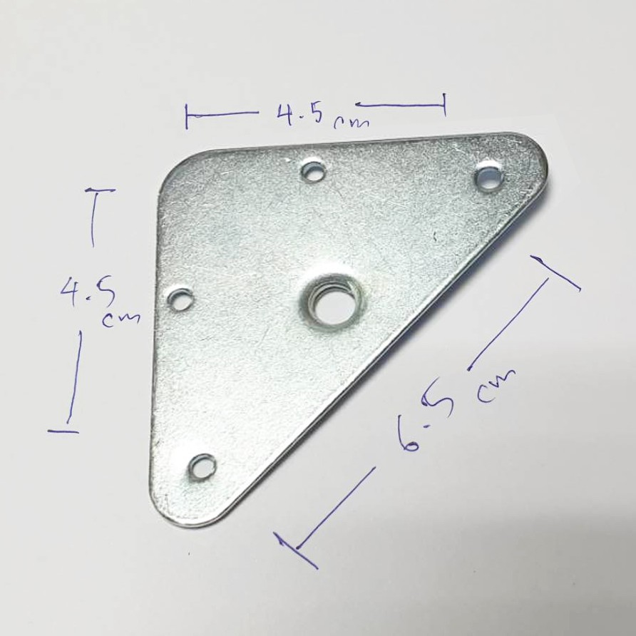 เหล็กแบน สามเหลี่ยม เหล็กต่อขอโซฟา เหล็กต่อขาโต๊ะ เหล็กฉาก แป้นเหล็กสามเหลี่ยม เหล็กฉากเข้ามุม เหล็ก