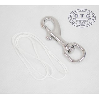 otg technical scuba 316 อุปกรณ์ดําน้ําสแตนเลส 80 มม. (l) swivel eye กลอน snap # og - 73