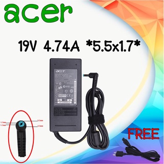 ADAPTER ACER 19V 4.74A 5.5*1.7 / อะแดปเตอร์ เอเซอร์ 19V 4.74A 5.5*1.7