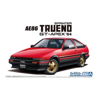 Aoshima 1/24 Toyota AE86 Sprinter Trueno GT-Apex 1984