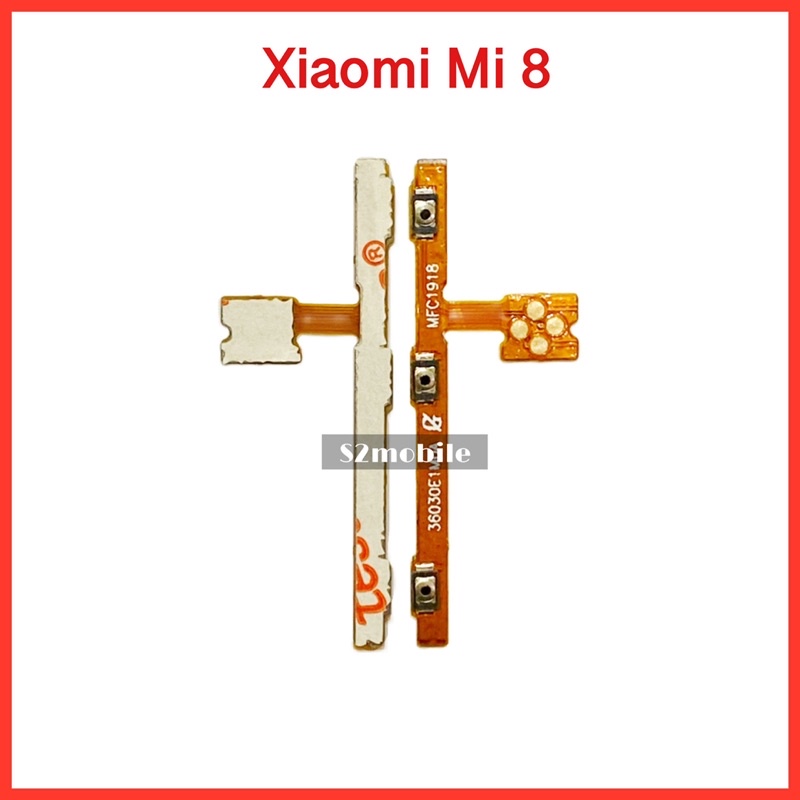105 บาท แพรปุ่ม เพิ่มเสียง-ลดเสียง|สวิทช์ เปิด-ปิด  Xiaomi Mi8  | สินค้าคุณภาพดี Mobile & Gadgets