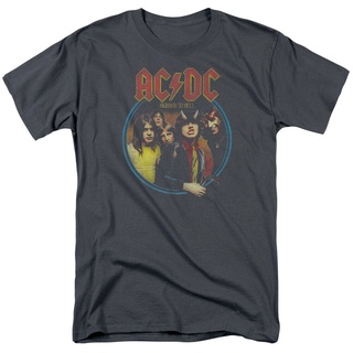 พร้อมส่ง เสื้อยืดแขนสั้น คอกลม ผ้าฝ้าย 100% พิมพ์ลายอัลบั้มเพลง Acdc Highway To Hell หลากสี แฟชั่นฤดูร้อน สําหรับผู้ชายS