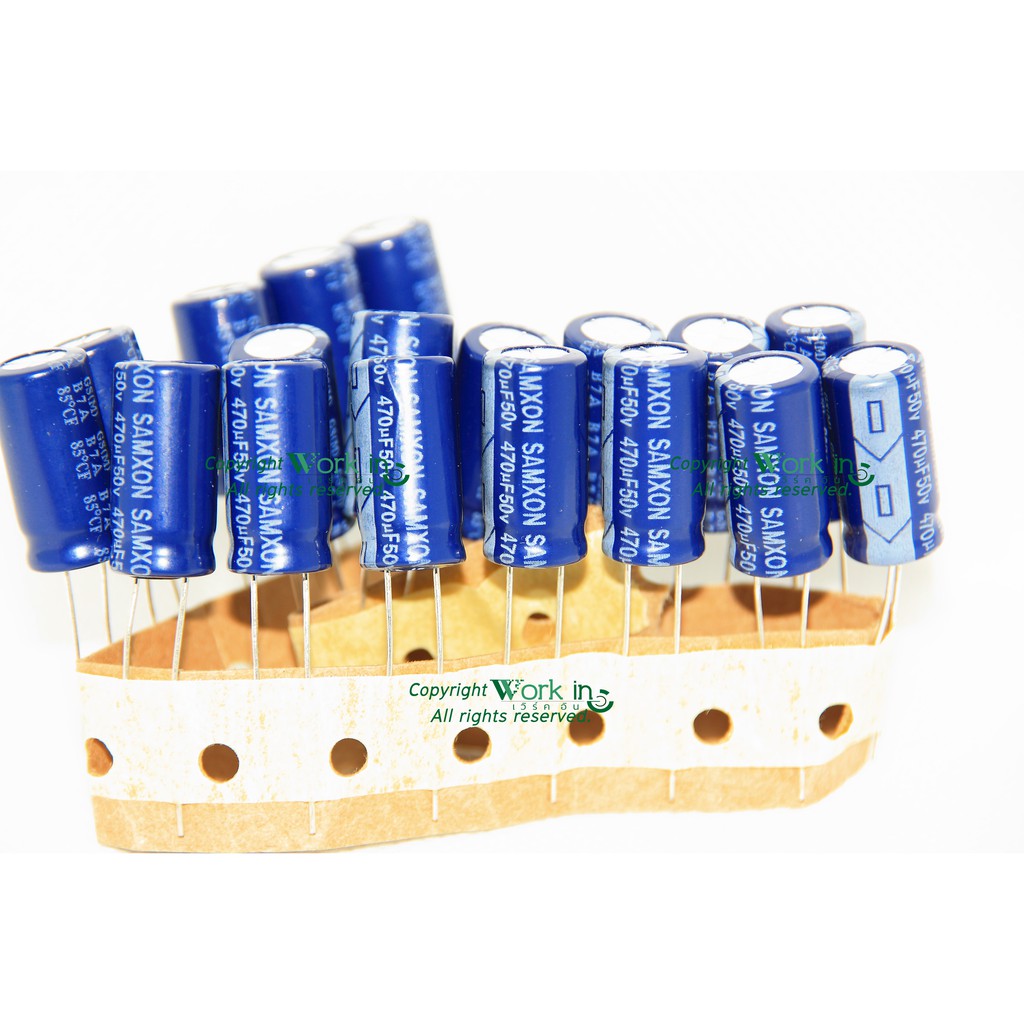 470uf 50V Samxon ตัวเก็บประจุ คาปาซิเตอร์ | Shopee Thailand