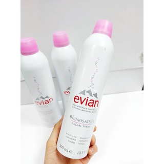 Evian Natural Mineral Water Facial Spray 300 ml.  ขวดใหญ่คุ้มที่สุด หาร ml.