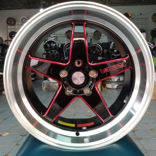 เวลก้านแดงขอบ 18 กว้าง 8.5 สเปคเก๋ง