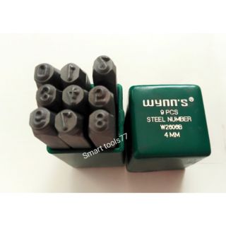 ⚡ เหล็กตอกตัวเลข 0-9 4mm. WYNNS⚡ steel numbers W2606B.