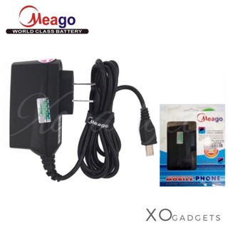 Wall Charger Meago หัวพร้อมสายชาร์จ มาตรฐานงาน มอก. ชุดชาร์ทmeago หัว+สาย ชุดชาร์ท ชาร์ทบ้านพร้อมสาย ( รับประกัน6เดือน)