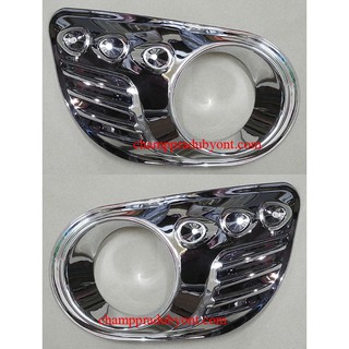 ครอบไฟตัดหมอก โครเมี่ยม TOYOTA VIGO 2009 2010 2011