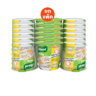 คนอร์ คัพโจ๊ก แบบถ้วย (35 กรัม แพ็ค 3 ถ้วย x6) 18 ถ้วย Knorr UNILEVER