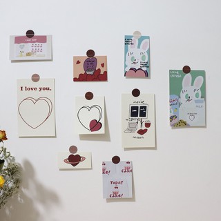 (พร้อมส่ง🌷) โปสการ์ดตกแต่ง Mazzzy Card Cherry Lovely Room Decoration Card