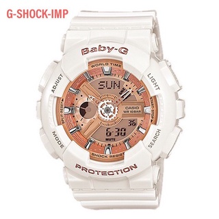 นาฬิกา Baby-G รุ่น BA-110-7A1 ขาวพิ้งโกล ประกันcmg 1ปี