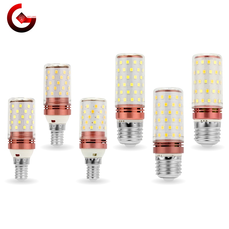 Got Liang หลอดไฟ LED 6W 8W E27 E14 60 80 ดวง SMD2835 220V ความสว่างสูง สําหรับตกแต่งบ้าน