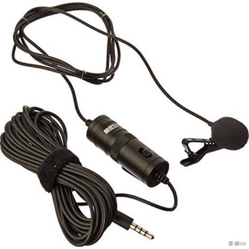 BOYA BY-M1 แท้ Microphone ไมค์อัดเสียง กล้อง มือถือ สายยาว6เมตร (ไมค์ไลฟ์สด)