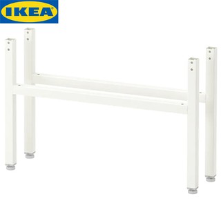 IKEA HÄLLAN แฮลลัน ขาโต๊ะ, สีขาว 29 ซม.วัสดุโลหะ แข็งแรงคงทน