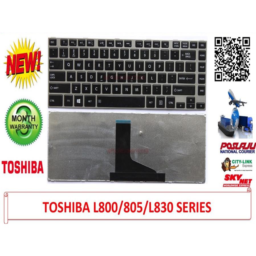 คีย์บอร์ด Toshiba Satellite L800 L805 L830 L840 L845 C800 C800D M800 M8