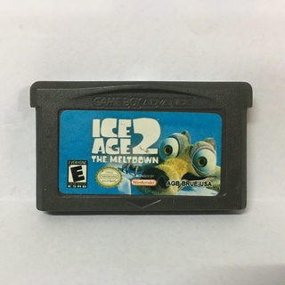 ICE AGE 2 ภาษาอังกฤษ ตลับก๊อป GBA เทสแล้ว เล่นได้ ไม่มีประกันเรื่องเซฟ