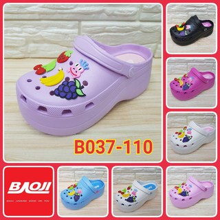 ราคาBaoji รองเท้าหัวโต ลายผลไม้ รุ่น B037-112 (36-40) ของแท้ 100%