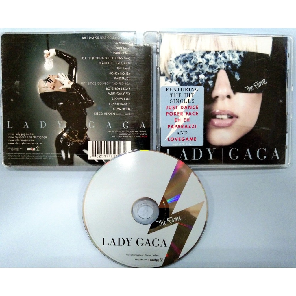 แผ่นเพลงซีดี CD LADY GAGA : THE FAME
