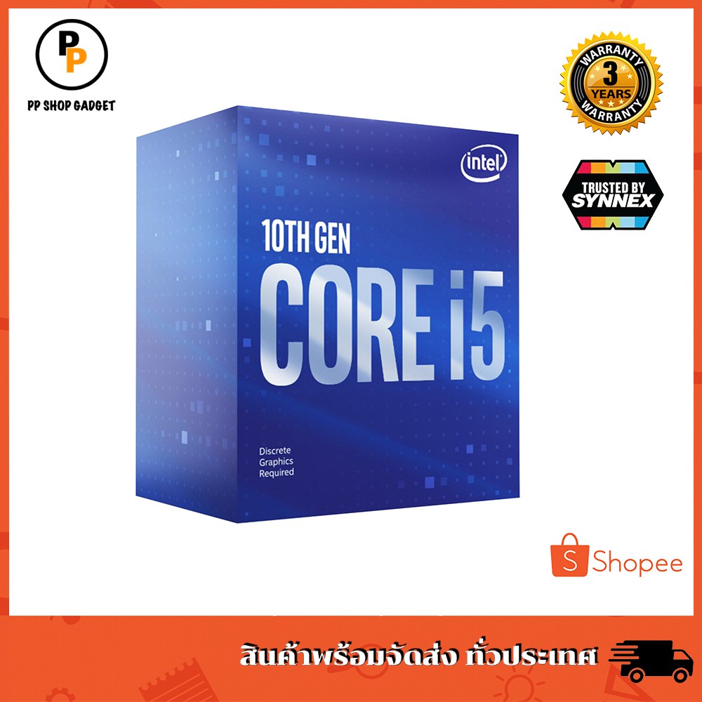 (สินค้าใหม่) CPU INTEL 1200 CORE I5-10400F 2.9 GHz 6 Core 12 Thread