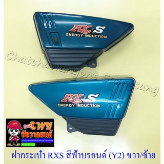 ฝากระเป๋า RXS สีฟ้าบรอนด์ (Y2) มีสติ๊กเกอร์ ขวา/ซ้าย (35440/35441)