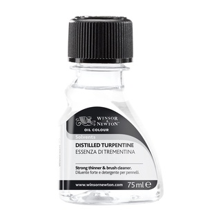 WINSOR &amp; NEWTON  น้ำมันสื่อผสม Distilled Turpentine 75  ml.