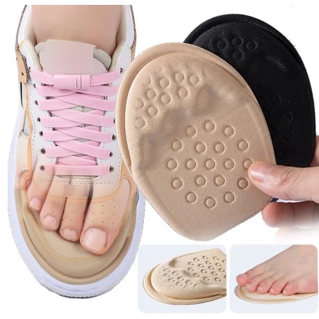 ผู้หญิงผู้ชาย Pain Relief Forefoot ใส่ครึ่ง Insoles Non-slip Sole รองเท้าเบาะลดเบาะด้านหน้าแผ่นเท้าสําหรับรองเท้าแทรก