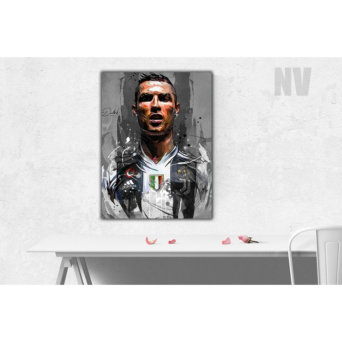 WALL DECORTATION / โปสเตอร์ไม้ / WALL DECOR / บ้าน DECORATION CR7 NV1