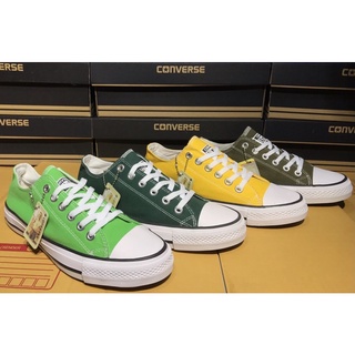 Converse All Star 🌟 ข้อสั้น : สีเขียวอ่อน เขียวขี้ม้า เขียวเข้ม เหลือง