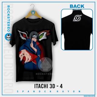 เสื้อยืดผ้าฝ้ายพรีเมี่ยม เสื้อยืด ลายการ์ตูนอนิเมะ DISTRO (BORUTO KAKASHI SASUKE NARUTO BARYON) - Italian 3D - 4