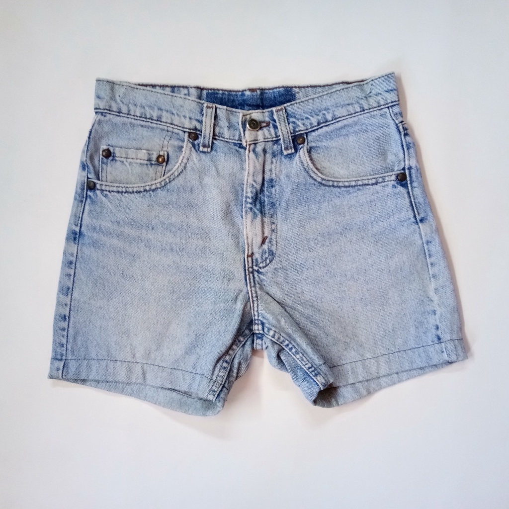 กางเกงยีนส์ขาสั้น Levi’s Silver TAB 512 jeans LADY มือ2 ลีวายส์ เอวสูง29" ฟอกซีด สภาพดี สวยๆ ของแท้ 