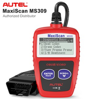 Maxiscan Ms309 Can Bus Obd2 เครื่องสแกนเนอร์รถยนต์ Ms309 พร้อม Multi -Languages Ms309