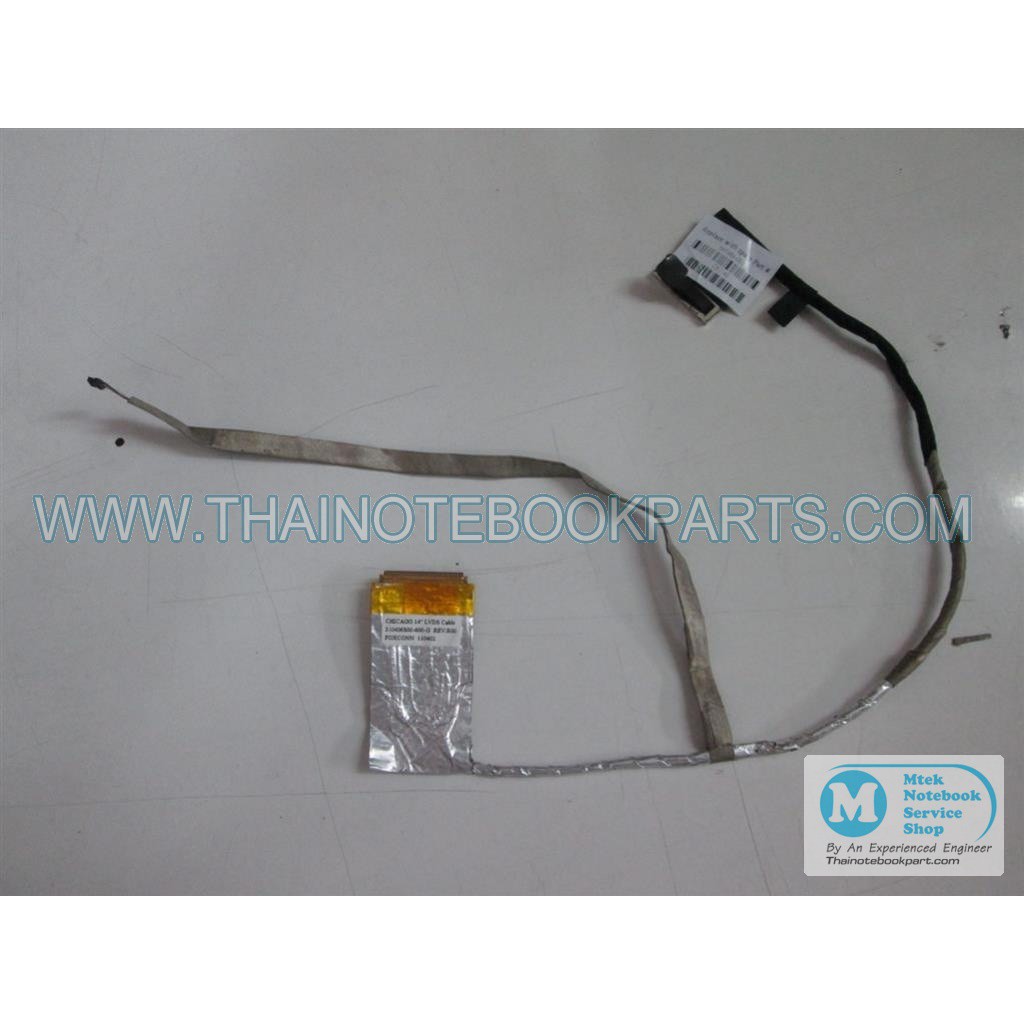 สายแพจอโน้ตบุ๊ค HP 430, G43, Compaq CQ43 - 350407C00-HOB-GLCD, 645984-001 Cable (used)