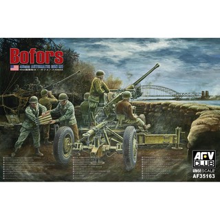 AFV Club 1/35 AF35163 40mm AUTOMATIC GUN M1(BOFORS 40mm AA)