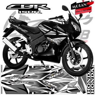 สติกเกอร์รูปลอก ลาย Ori Honda Cbr 150 R OLD 2003-2004-2005-2006-2007-2008-2009 Cbr 150r CBU Cbr 150r Build Up Cbr 150r Thailand Cbr OLD Cbr V1 MINERVA Cbr Decal Cbr OLD /Lis สติกเกอร์ CBR OLD /Striping CBR OLD สีดํา 1 ชิ้น