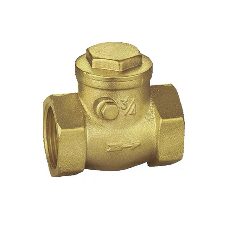 สวิงเช็ควาล์ว ทองเหลือง ขนาด 1/2'' - 1.1/2'' นิ้ว (Brass Swing Check Valve)
