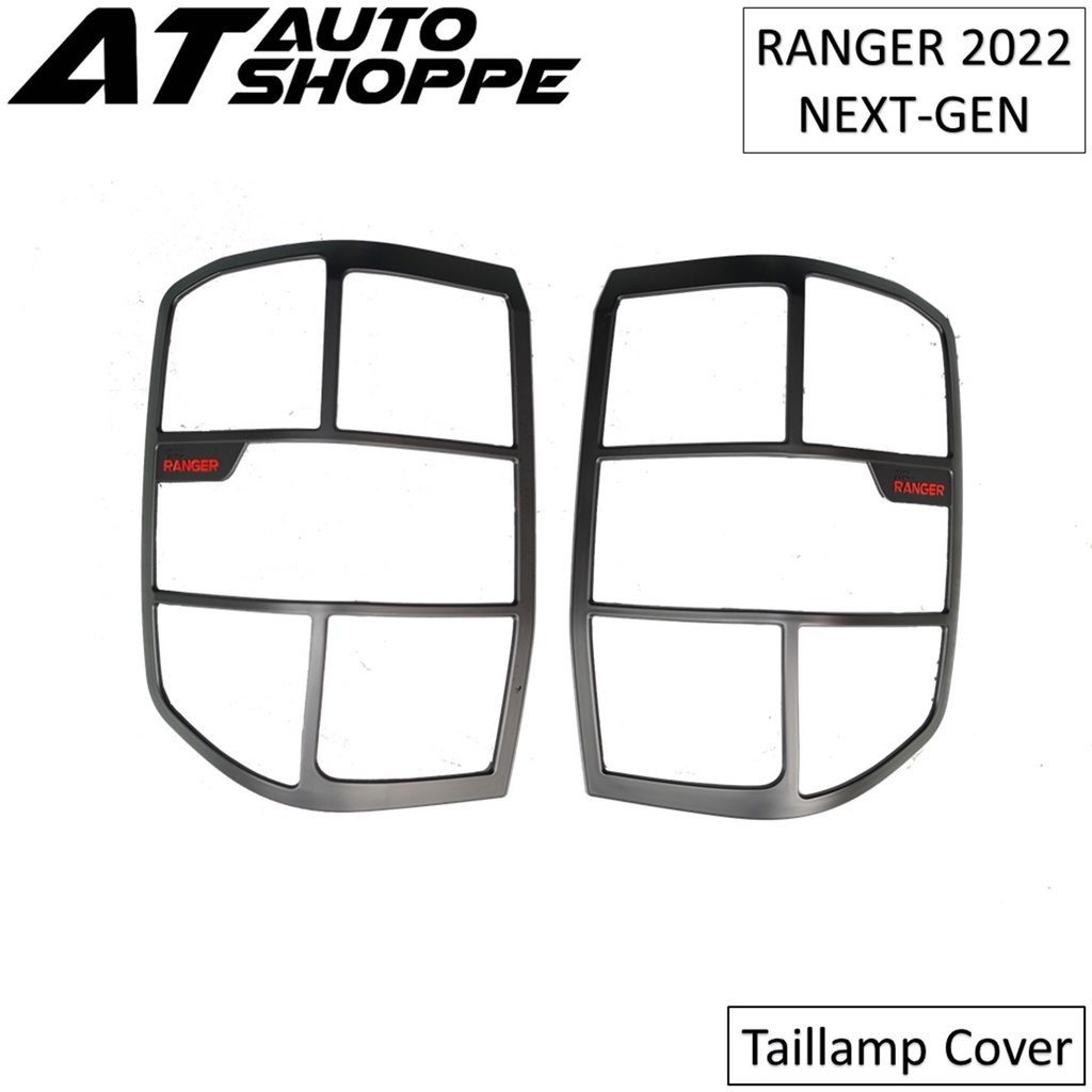 TAILAMP COVER PROTECTOR สําหรับ FORD RANGER 2022 NEXT-GEN T9 XLT XLT XLT+