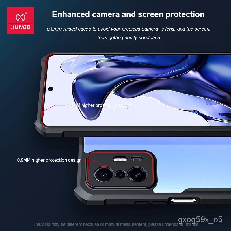 Cracksin 360° Handyhülle Für Xiaomi Mi 11T / 11T Pro – Vollschutz TPU + Hartschale