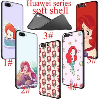 เคสโทรศัพท์ซิลิโคนลายเจ้าหญิงนางเงือกสําหรับ Huawei P 20 P 30 Pro P 20 P 30 Lite P Smart Z P Smart Plus 2019