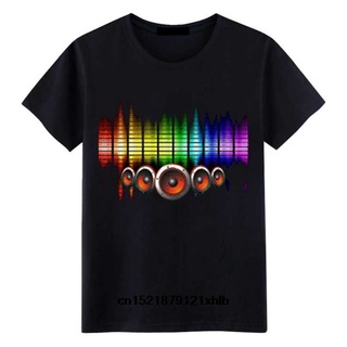 ขายดี เสื้อยืดลําลอง แขนสั้น คอกลม มีไฟกระพริบ Led สําหรับผู้ชาย ผู้หญิง เหมาะกับงานปาร์ตี้ ร็อคดิสโก้ ดีเจS-5XL