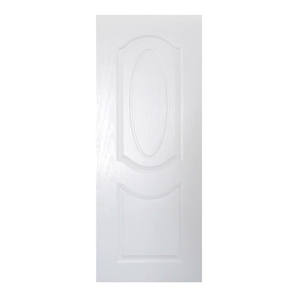 AZLE 70X200CM WHITE ET-02 DOOR (NOT DRILL) ประตู UPVC AZLE ET02 70x200 ซม. สีขาว (ไม่เจาะ) ประตูบานเปิด ประตูและวงกบ ประ