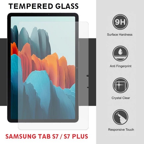 Samsung S7 Plus 12.7 INCH T970 กระจกนิรภัยใส 9H ปกป้องหน้าจอ