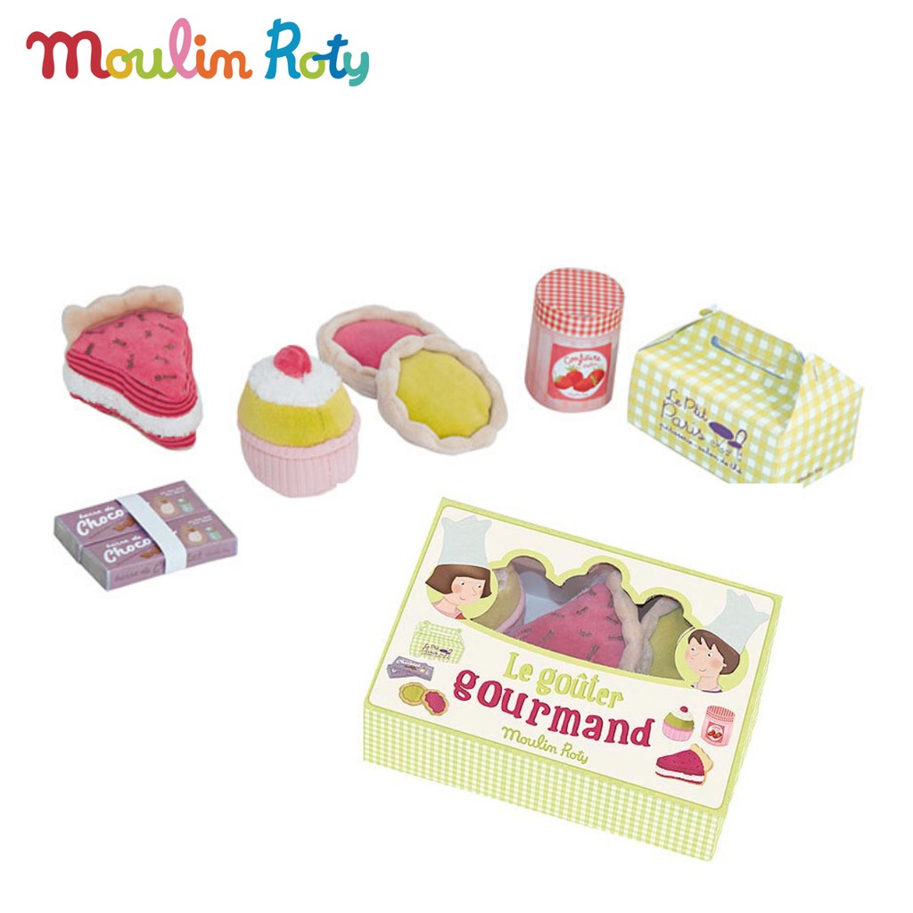 Moulin Roty ชุดเบเกอรี่ เล่นขายของ ของเล่นบทบาทสมมุติ ของเล่นผ้า MR-720936